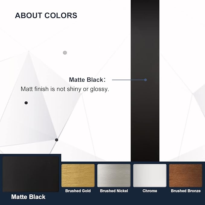 ANDY STAR Wall Mirror for Bathroom, 24x40 Inch Bathroom Vanity Mirror, Black Rounded Rectangle Mirror, Tube Iron Metal Wall-Mounted, Horizontal/Vertical