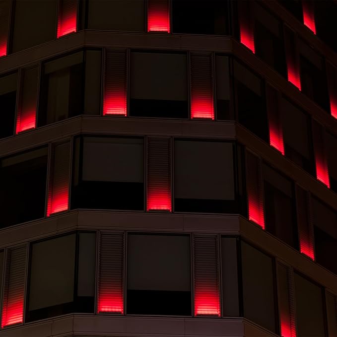 LED RGBW Wall Washer Light with RF Remote, 7200LM Brightness Dimmable LED Bar Light, AC120V 20" Waterproof Color Changing Linear Wall Washing Lamp for Outdoor & Indoor Lighting Projects