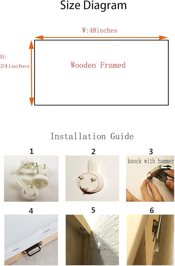 Ardemy Wildflower Canvas Wall Art for Living Room Large Colorful Daisy Floral Textured Pictures Bedroom Paintings Wall Decor Flower Artwork for Walls Home Office, 48"x24"