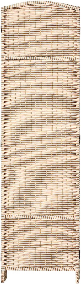 JOSTYLE 6ft. Tall Extra Wide , Folding Privacy Screens with Diamond Double-Weave and Freestanding Room Dividers (Stripe, 6-Panel)