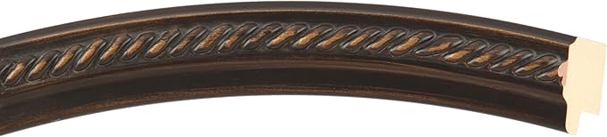 OVALCREST Oval Beveled Wall Mirror for Home Decor - Santa Fe Style - Rubbed Bronze - 26x38 Outside Dimensions