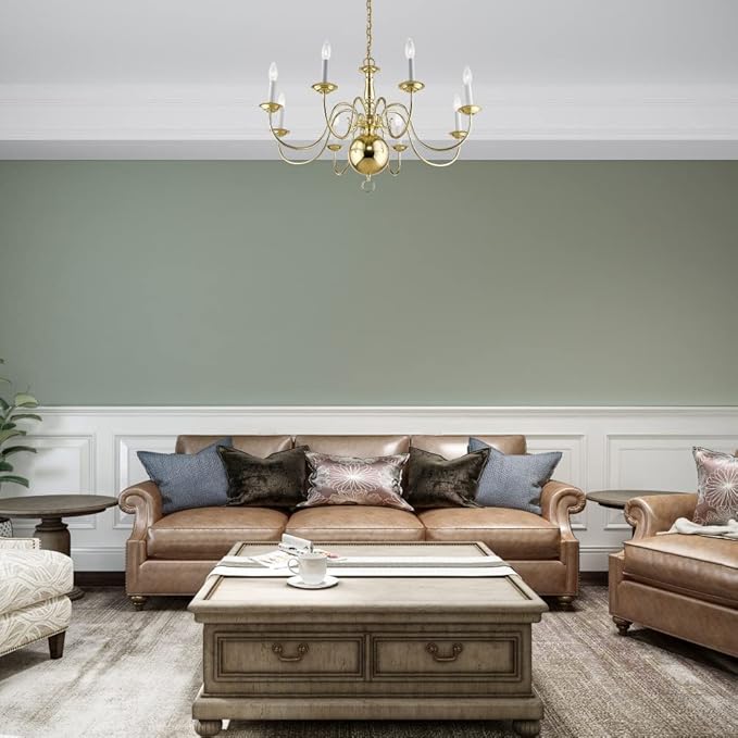 Livex Lighting 5007-07 Williamsburgh 8-Light Chandelier, Bronze, 32" x 32" x 20.5"