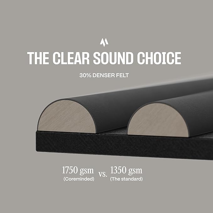 4-Pack Wood Slat Wall Panel – Velvet-Covered Wood Panels for Wall, Acoustic Panels for Interior Decor, Decorative Slat Paneling for Home, Office, Studio (Charcoal Gray)