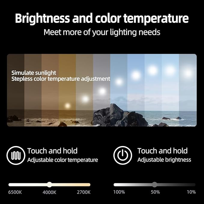 36" H x 60" W LED Bathroom Mirror, Infrared Motion Sensor Vanity Mirror with 3-Color Top & Bottom Backlit Lights, Stepless Dimmable Wall Mirror with Anti-Fog, Rectangular, UL-Listed