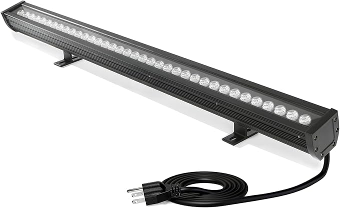 Pro-Grade LED Wall Washer Light Bars, 54W 6000K Daylight White Outdoor LED Light Bar, IP67 Waterproof Heavy Duty 120V Linear Strip Light for Landscape Building Wash Lighting (40 Inch)