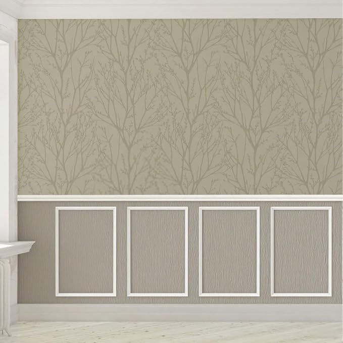 4 Sets Pre-Cut Wainscoting Panels 16”x24” Picture Frame Molding Peel and Stick Wall Molding kit Self Adhesive Molding Trim for Walls (40x60cm)