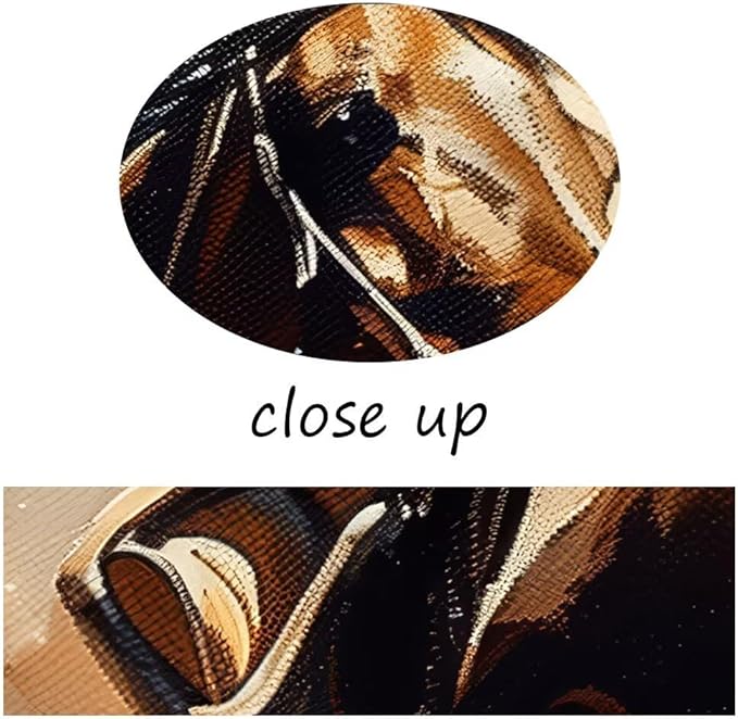 Cowboy Wall Art for Bedroom Living Room Office Home Decoration Prints Desert Southwestern Pictures Vintage Western Artwork Painting Framed(28L" x 44W")