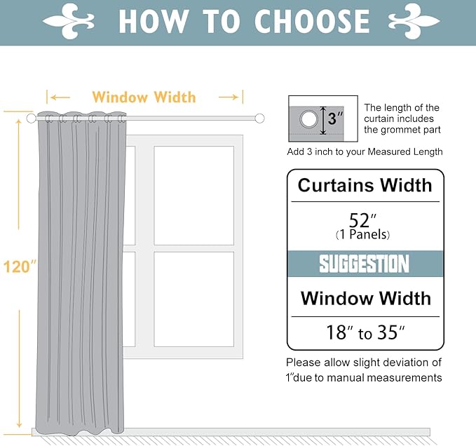 ChrisDowa Blackout Curtains 120 Inches Long for Living Room, Grommet Thermal Insulated Room Darkening Curtains for Bedroom (1 Panel Set, Royal Purple, 52W x 120L)