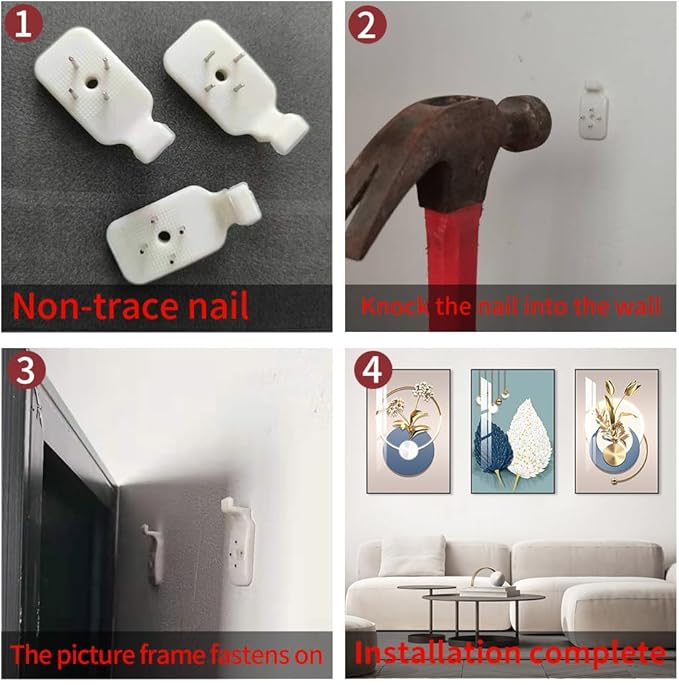 MPLONG Abstract Modern Minimalist Natural Framed Decorative Painting Bright style Wall Art Set of 3Wall Decor for Living Room, Bedroom, Dining Room, Office, etc. (Blue, 24 "X 32" X 3 pieces)