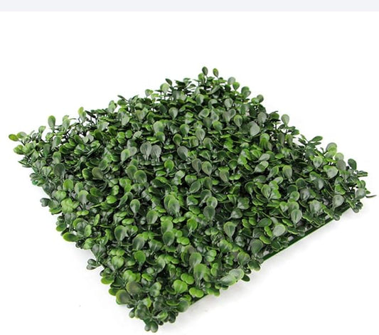 48 PCS Grass Wall Panels, 10"x 10" Artificial Boxwood Hedge Greenery Backdrop Covers, Privacy Hedge Screen for Indoor Outdoor Garden Backyard Fence