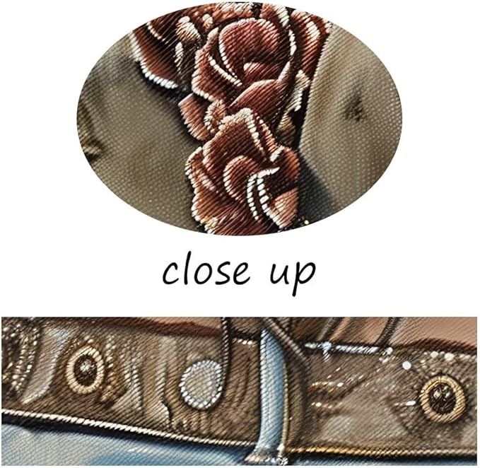 Beautiful Women Western Cowboy Pictures Wall Decor Retro Cowboy Wall Art Canvas Prints Southwestern Poster Trendy Western Painting Artwork for Bedroom Living Room Framed(24L" x 32W")