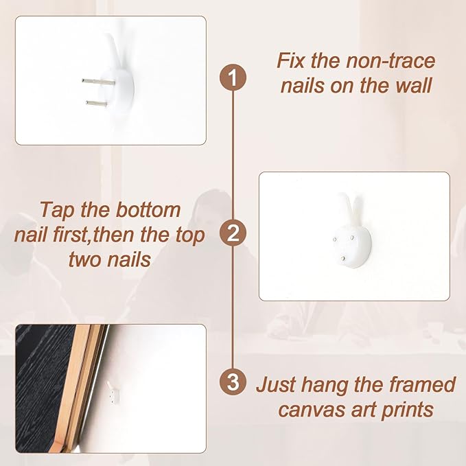 Aurlan Jesus Last Supper Bible Story Wall Art(24"x36"), 3PCS Boho Christ Christian Easter Gifts Canvas Artwork, Neutral Spiritual Religious Faith Decor Prints for Office Home