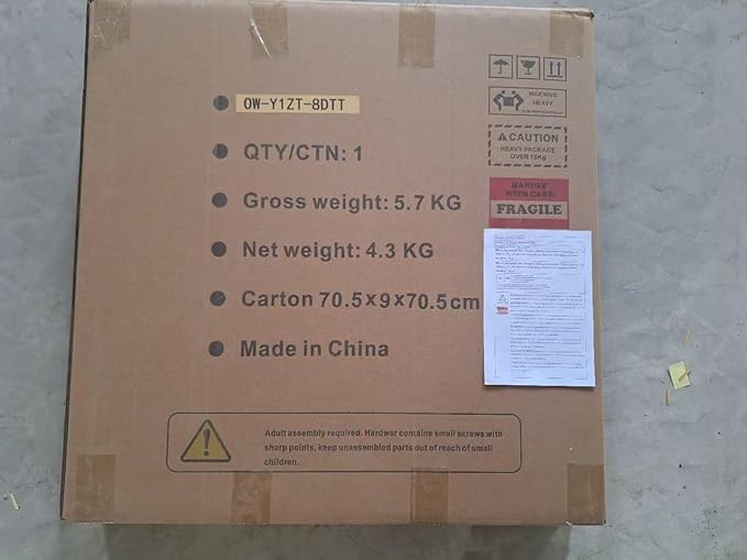 BST FURNH Sunburst Wall Mirror, 24 Inches Decorative Round Frameless Mirror for Living Room