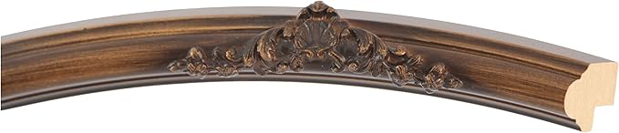 OVALCREST Oval Beveled Wall Mirror for Home Decor - Contessa Style - Sunset Gold - 26" x 22"