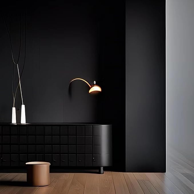 Black Peel and Stick Bathroom Removable Wallpaper Thicken Vinyl Modern Matte Textured Solid Color Self-Adhesive Wallpaper Wrap Contact Paper for Bedroom Kitchen Cabinet (24"x393" Black)