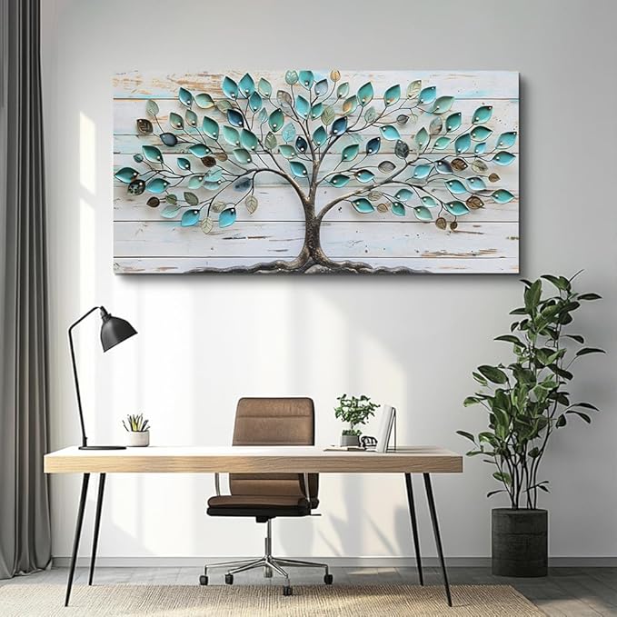 MHARTK66 30 X 60 Wall Art For Living Room Abstract Wall Decor For Bedroom Large Wall Art Canvas Prints Tree Landscape Picture Framed Artwork For Walls Office Paintings Modern Decorations For Home