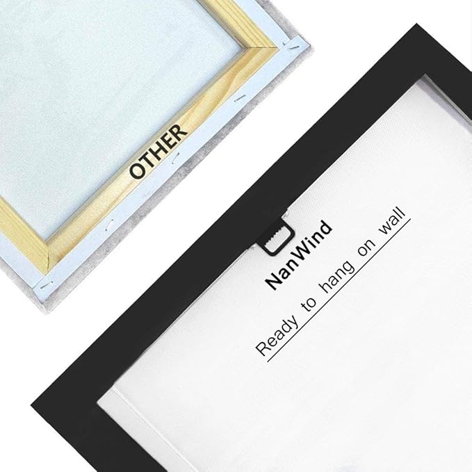 NAN Wind 1 Pcs Dallas Skyline Canvas Wall Art Black White Cityscape Night Scene Modern City Giclee Prints on Canvas Framed Urban Home Decor Skyscrapers Picture Painting for Room Decor