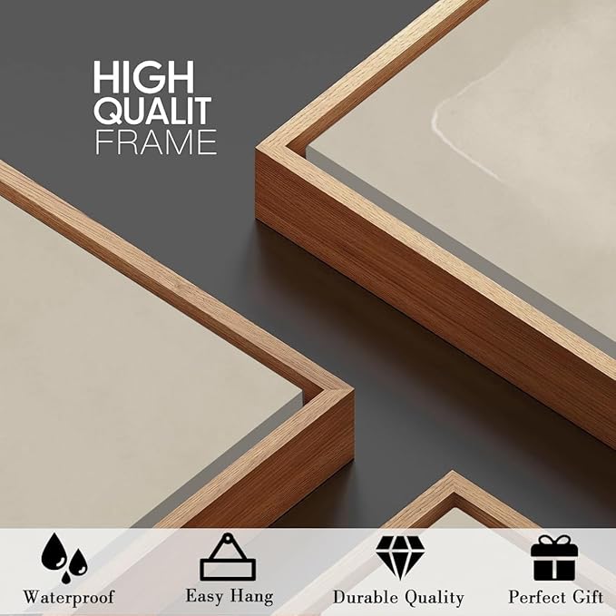 BINCUE Framed Jesus Wall Art Set of 3 Jesus Lamb Wall Decor Lamb of God Art Print for Living Room Bedroom Church 16x24 Inch