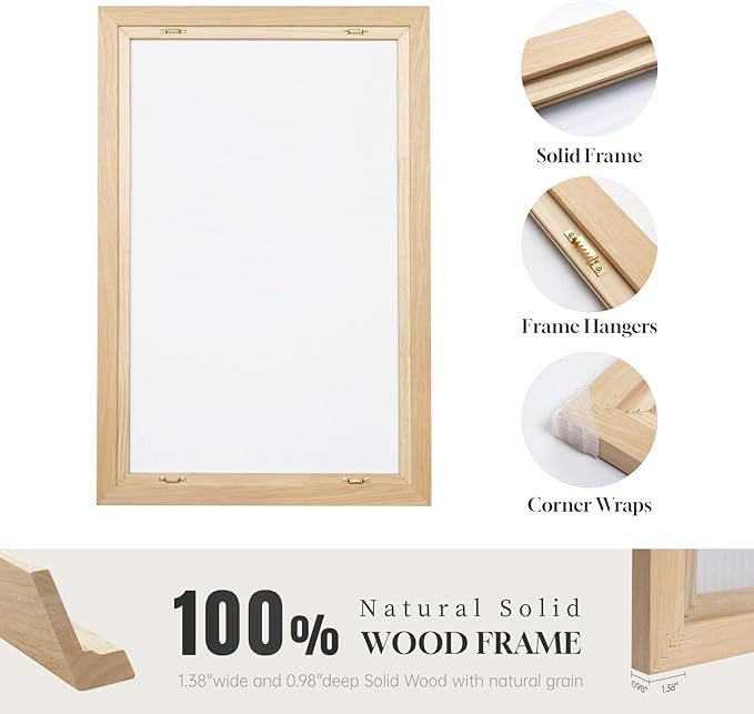 Large Framed Neutral Abstract Wall Art for Living Room, 2 Piece Tan and Cream Beige Canvas Prints Paintings Artwork for Walls, Woman Silhouette Big Pictures for Bedroom Dining Room Office Wall Decor