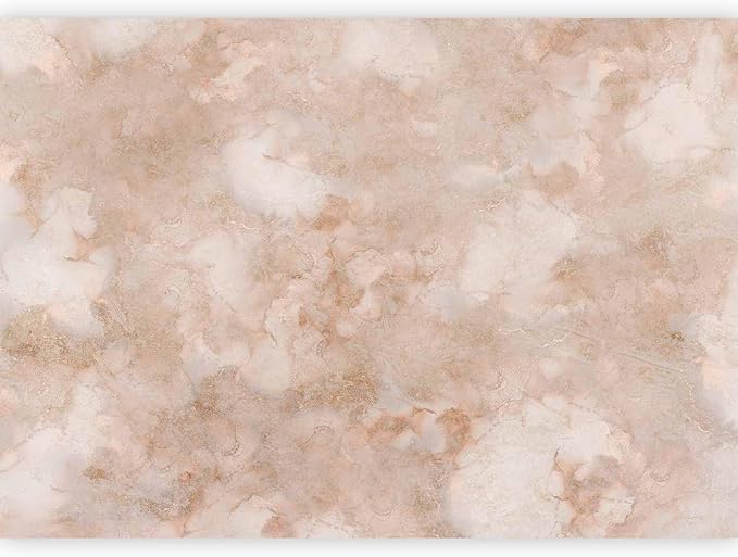 artgeist Premium Wall Mural Abstract 98x69 in - Non-Woven Wallpaper Fleece Wall Decor Photo Print Picture Image Design Home Mural Concrete Marble Beige f-A-10058-a-a