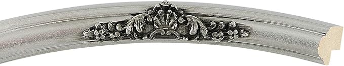 OVALCREST Oval Beveled Wall Mirror for Home Decor - Contessa Style - Silver Spray - 22" x 18"