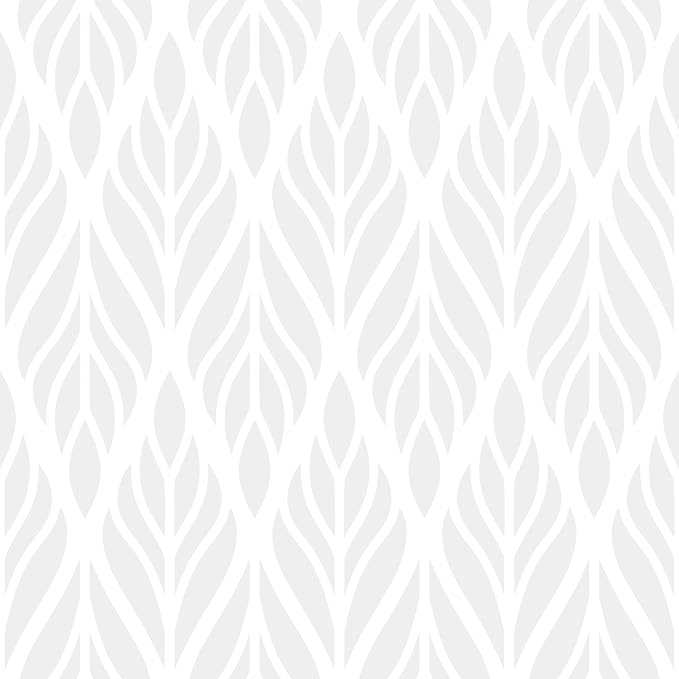 Modern Grey White Geometric Peel and Stick Wallpaper Self Adhesive Grey Floral Geometric Contact Paper Removable Boho Floral Contact Paper for Bedroom Bathroom Cabinets Wall Decor 17.5"x315"