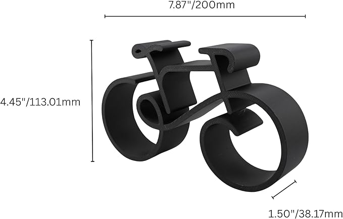 Bicycle & Cyclist Sculpture – Minimalist Decorative Accent for Cycling Enthusiasts & Modern Home Decor | Collectible Design (Urban Cruiser Matte Black)
