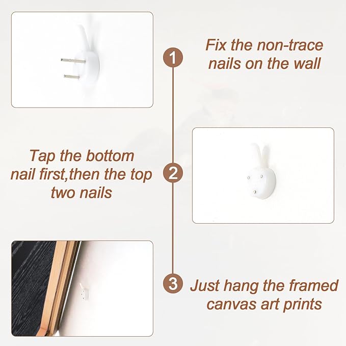 Aurlan Vintage Santa's Sleigh Rides Framed Wall Art(16"x24"), 3PCS Mid Century Modern Moody Black Christmas Eve Santa Claus with Reindeer Sleigh Canvas Artwork, Neutral Abstract Xmas Winter Holiday Gift Decor for Home Office Bedroom