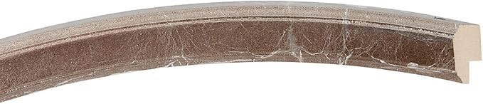 OVALCREST Oval Beveled Wall Mirror for Home Decor - Toronto Style - Champagne Silver - 26" x 22"