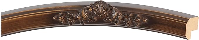 OVALCREST Oval Beveled Wall Mirror for Home Decor - Athena Style - Sunset Gold - 21" x 17" Outside Dimensions