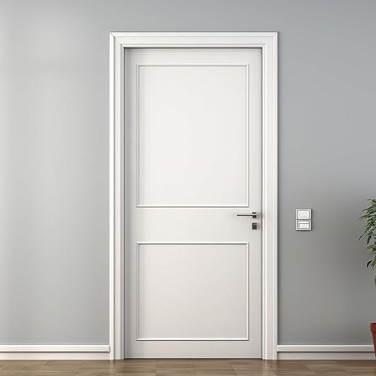 2 Set of 16" x 16" and 16" x 24" Pre-Cut Accent Wall Molding Trim Kit, Peel and Stick Premade Wainscoting Panels for Interior Decoration, Ready to Assemble Chair Rail Moulding