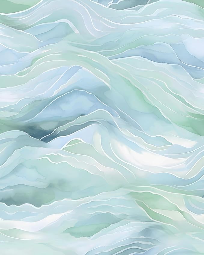 Blue Floral Peel and Stick Wallpaper Boho Leaf Contact Paper Blue Sky Removable Self Adhesive Waterproof Wall Paper for Cabinet Drawers Wall Decor Renter Friendly 17.5''x118''