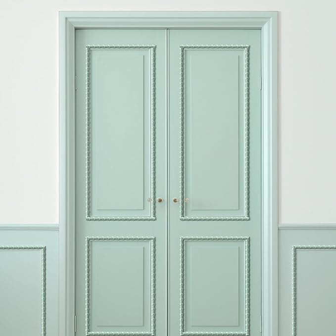 Nuanchu 12 Pcs Unfinished 3D Decorative Wood Trim Molding 15.75 Inch Decorative Wood Molding Cute DIY Trim for Home Wall Cabinet Shelf Window Door (Gourd Line,20mm)