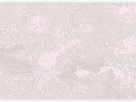 artgeist Wall Mural Stone Wall 157x110 in - XXL Non-Woven Wallpaper Fleece Wall Decor Photo Print Picture Image Design Marble Like Abstract 3D Effect Illusion f-A-0884-a-a