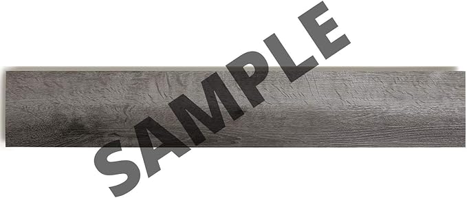 LUCiDA SURFACES Luxury Vinyl Flooring Tiles-Peel and Stick Floor Tile for DIY Installation-Sample Wood-Look Plank-Kiln-Basecore-6 inch x 12 inch