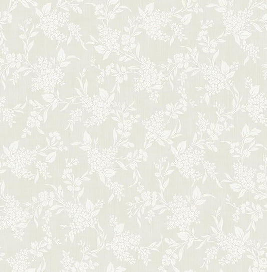 NextWall Tonal Floral Peel and Stick Wallpaper (Neutral)