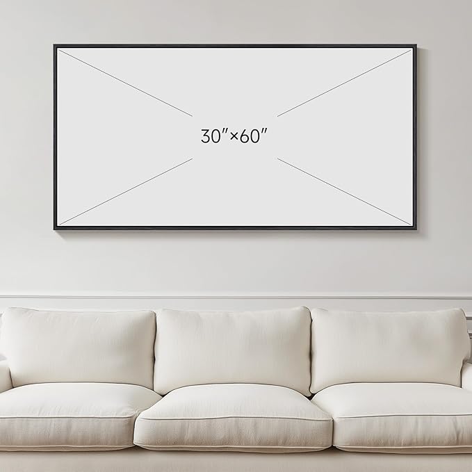 Large Framed Tree of Life Colorful Wall Art, Modern Canvas Prints Paintings Artwork for Walls, Bright Big Tree Pictures for Living Room Fireplace Dining Room Bedroom Office Wall Decor 30x60 Inch