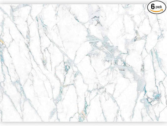 artgeist Wall Mural Marble 116x83 in - Peel and Stick Self-Adhesive Wallpaper Removable Large Sticker Foil Wall Decor Print Design Mural Stone Wall Abstract 3D Effect White Grey f-C-10044-a-c