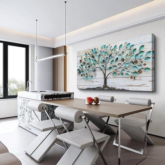 MHARTK66 30 X 60 Wall Art For Living Room Abstract Wall Decor For Bedroom Large Wall Art Canvas Prints Tree Landscape Picture Framed Artwork For Walls Office Paintings Modern Decorations For Home