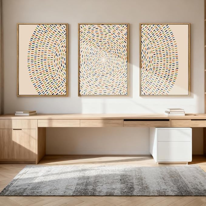 Anyzal Christian Wall Art Jesus Feeds the 5000 Wall Art Jesus Wall Decor 16x24 Inch Set of 3 for Living Room Bedroom Dining Room