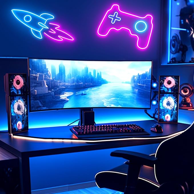 66Ft Neon Rope Lights,Flexible Led Rope Light Control with App/Remote,Multiple Modes Rope Lights,IP65 Outdoor RGB Led Neon Light Waterproof,Music Sync Gaming Led Neon Light Strip for Bedroom