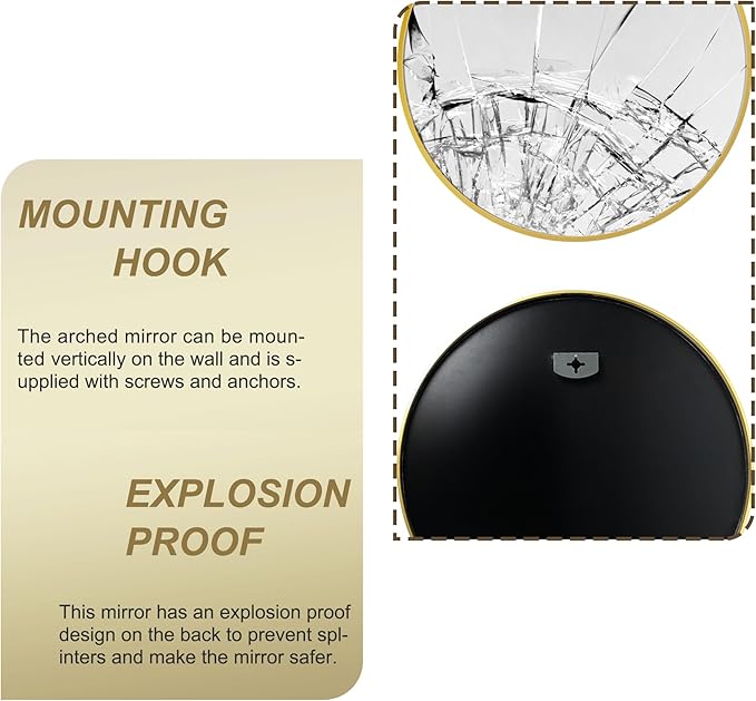 Bathroom Mirrors for Wall,Gold Frame Mirror,30'' Round Circle Mirror for Entryway Bedroom Vanity(30'',Gold)