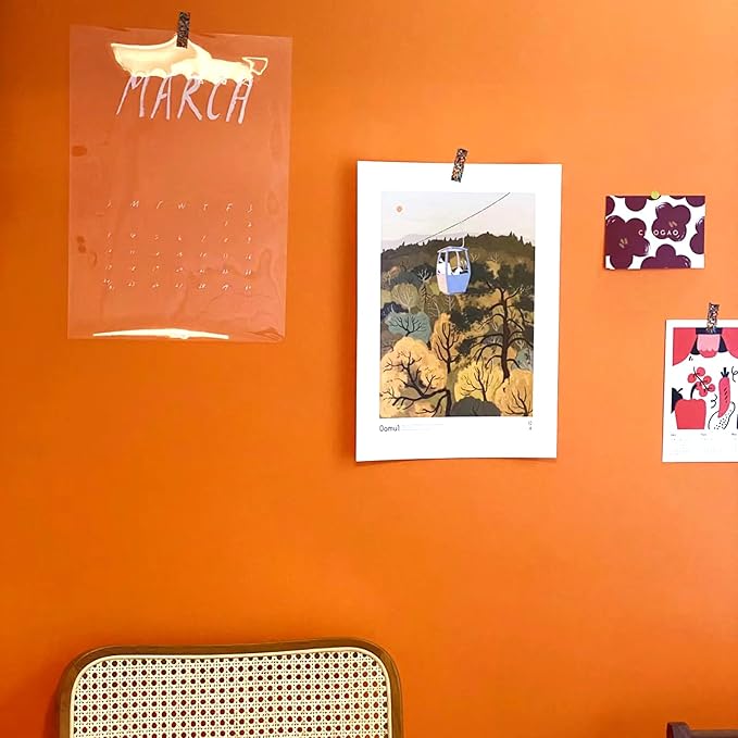 Orange Peel and Stick Bathroom Removable Wallpaper Thicken Vinyl Modern Matte Textured Solid Color Self-Adhesive Kids Wallpaper, Contact Paper for Bedroom Kitchen Cabinet (24"x393" Orange)