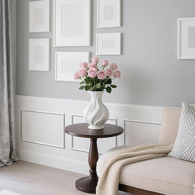 3 Sets Peel and Stick Wall Molding Kit, 16''x24'' Premade Wainscoting Accent Panels for Interior Wall Trim, Easy DIY Moulding Decor