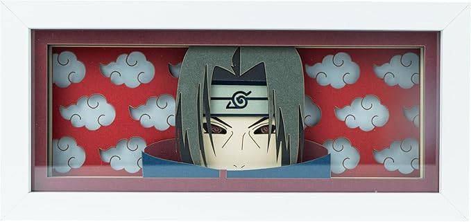 Anime LED Light Box, Manga Shadow Box Frame, Paper Cut, Table Lamp for Anime Enthusiasts, RGB Multi Color, Night Light for Room Decor, Unique Anime Desk Decor (Nurato)