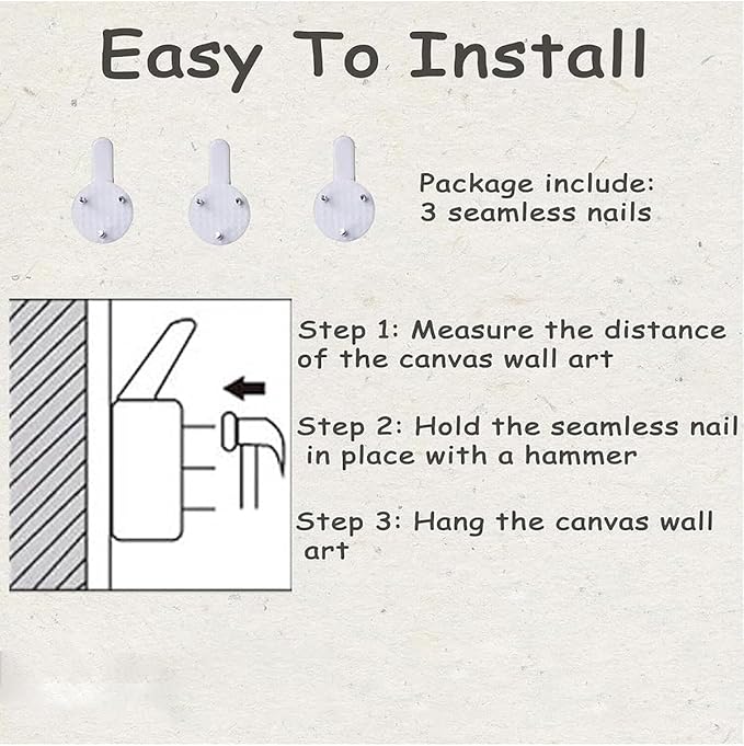 KISSFOX Vintage Landscape Canvas Wall Art Nature Wildflower Field Scenery Prints Country Painting Picture Decor Artwork Rustic Farmhouse Gallery Office Living Room Bedroom Bathroom