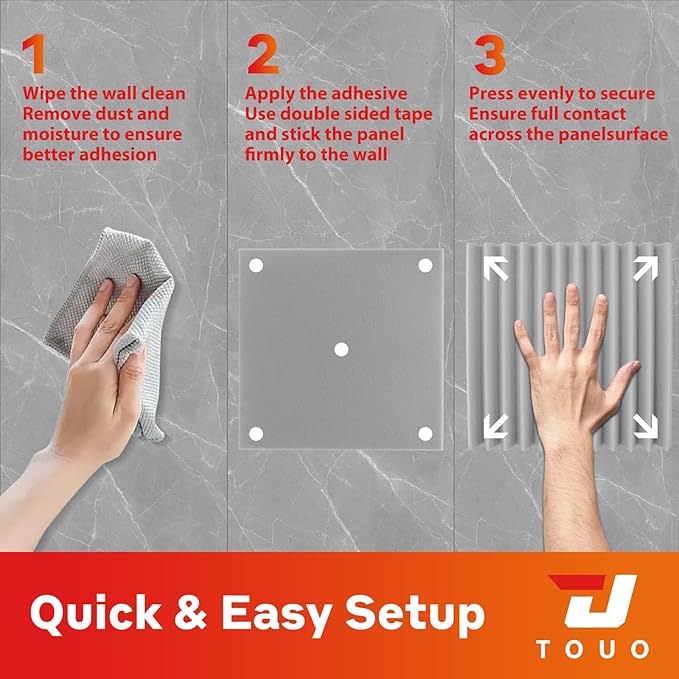 54 Pack Acoustic Panels – Sound Proof Foam Panels for Wall 12"x12"x2", Flame Retardant Wedge Acoustic Foam, High-Density Sound Absorbing Panels for Home Studio(Gray, 2" Thick 54 Pack)