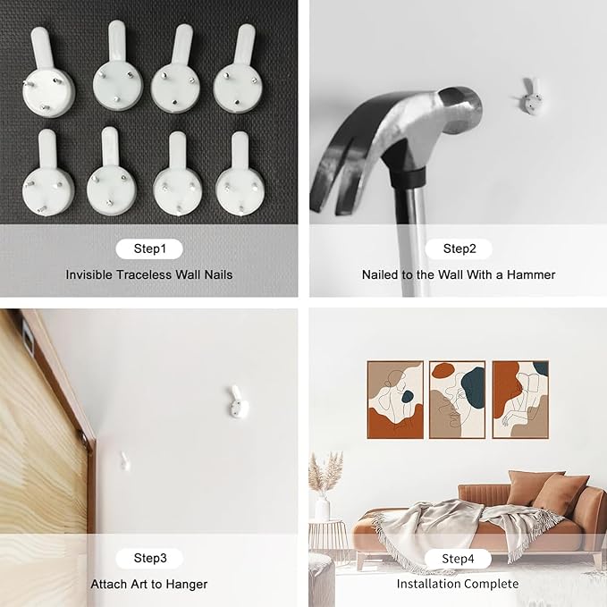 LHIUEM Abstract Woman Body Line Art Prints Elegant Framed Wall Decor Set of 3(12”X16”)Bookish Salon Canvas Wall Art Metal Esthetic Body Decor Boho Abstract Feminine Silhouette Art for Bedroom Bathroom