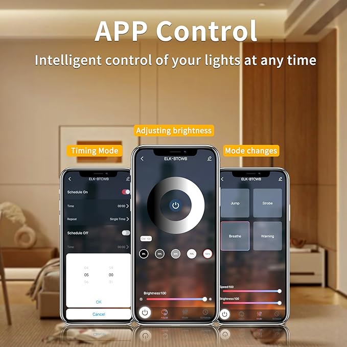 COB LED Strip Lights 32.8ft,3000K DC 24V Dimmable Warm White Flexible LED Rope Lights for Bedroom,with Remote and app Control LED Lights Strip for Living Room, Shelf, Cabinet