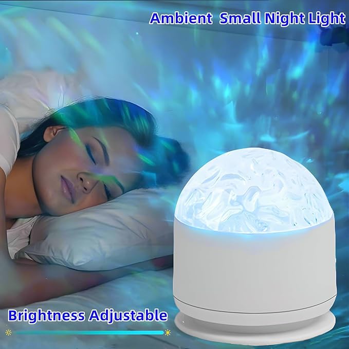 2 in 1 Galaxy Light,16 Color Northern Lights Projector,Ocean Wave Projector Sunset Lamp with Remote Control,USB Recharge Aurora Night Light Projector for Bedroom Home Decor Kids Girl Gift(Aurora&Wave)